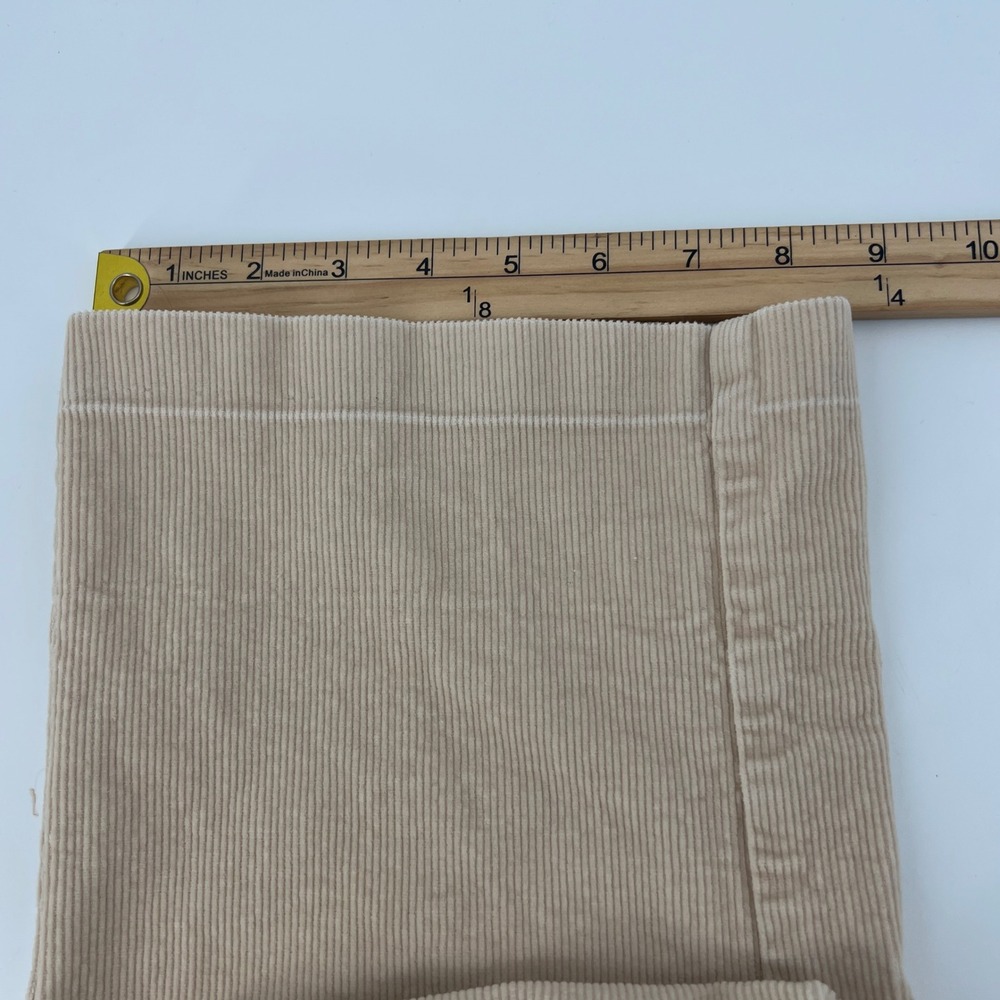 Banana Republic Womens Tan Corduroy Straight Trouser Pants Beige Size 6 Stretch - Picture 7 of 7